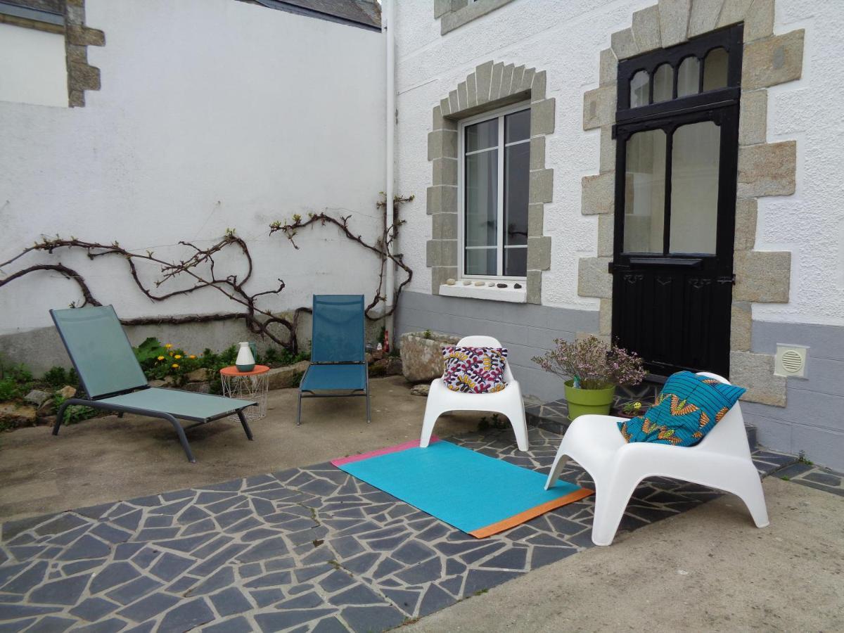 La Maison Blanche Cléden-Cap-Sizun Exterior foto